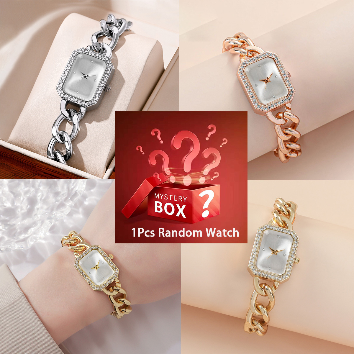 Luxury Watch Hand - A caixa misteriosa contém 1 relógio