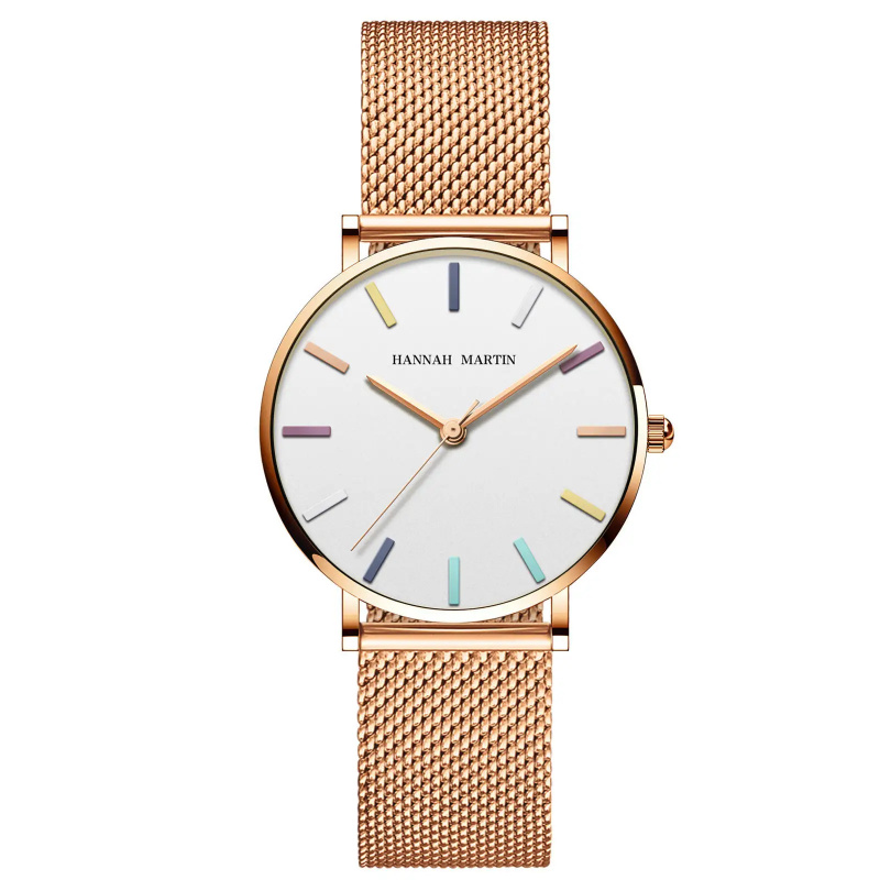 Luxury Watch Brands Logo - Relógio Minimalista Feminino Personalizado com Logo