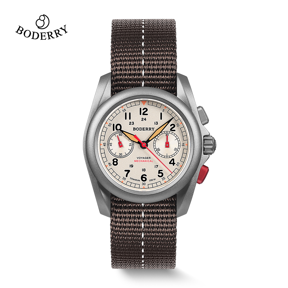 Titanium Sport Watch - Bodery relógios de campo masculino titânio