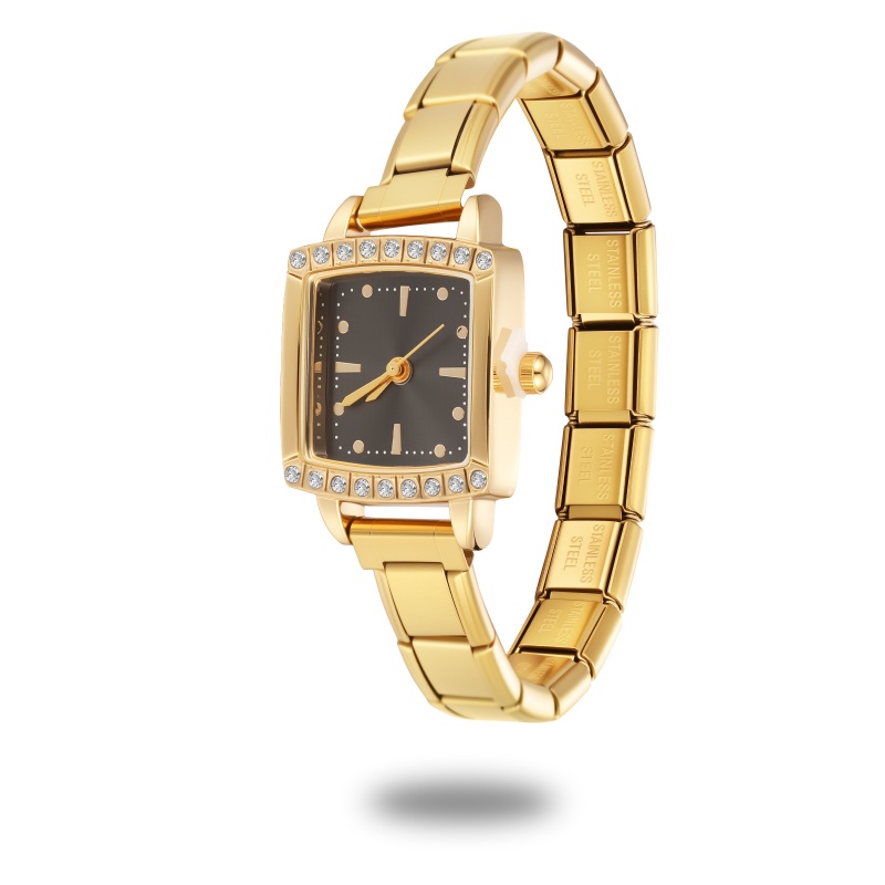 Luxury Watch Makes - Moda relógio conector de aço inoxidável