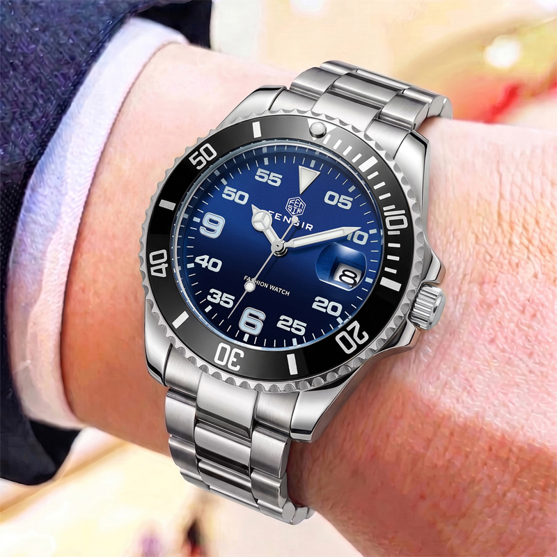 Luxury Watch Makes - Relógio clássico masculino de quartzo com