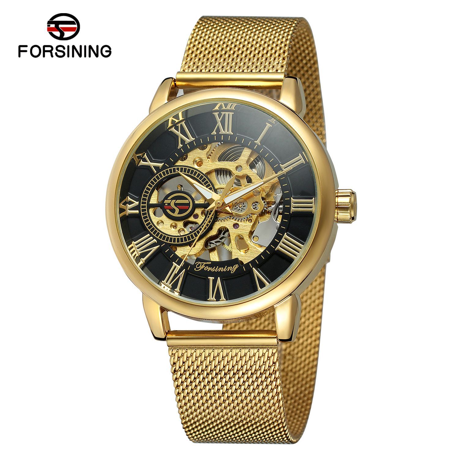 Luxury Watch Brands Logo - Forsining capa transparente com logotipo 3d,