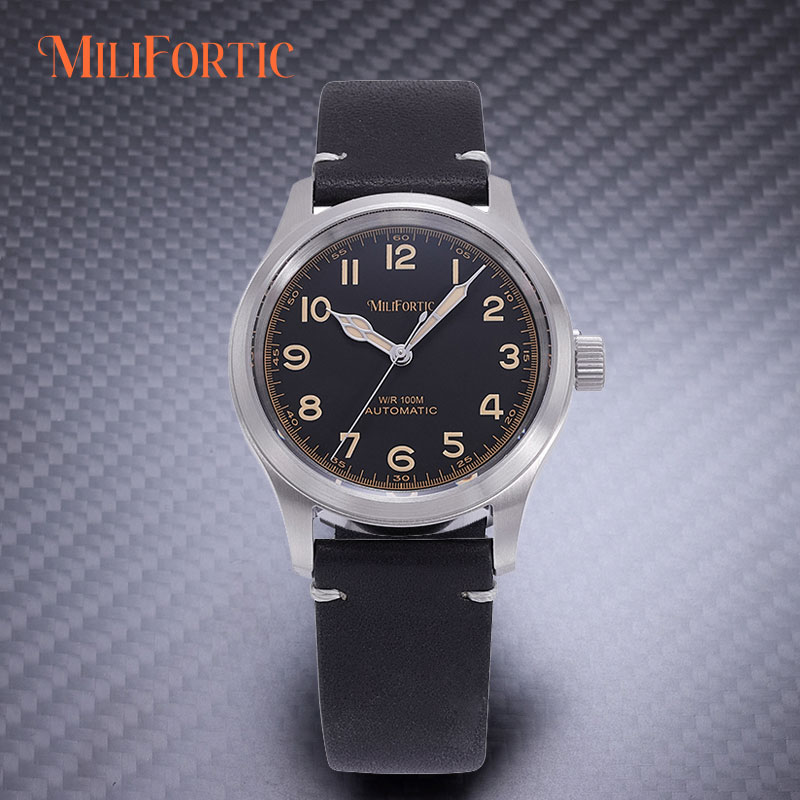 Field Watch Military - Milifortic m059 campo relógios militar 39mm