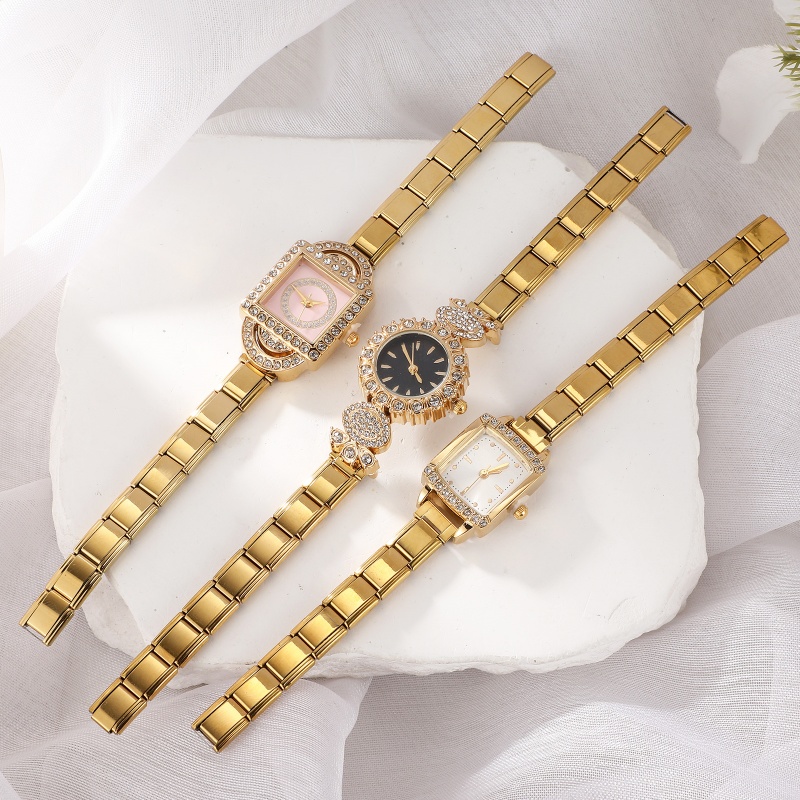 Luxury Watch Makes - Moda relógio conector de aço inoxidável