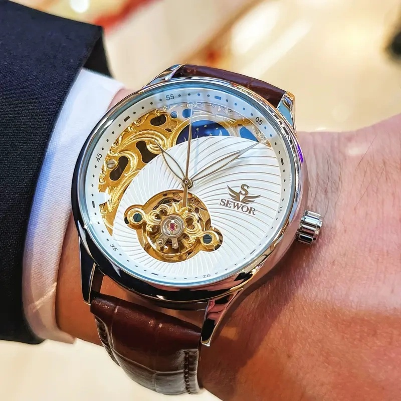 Luxury Watch Makes - Relógio Mecânico Automático Luxuoso para Homens