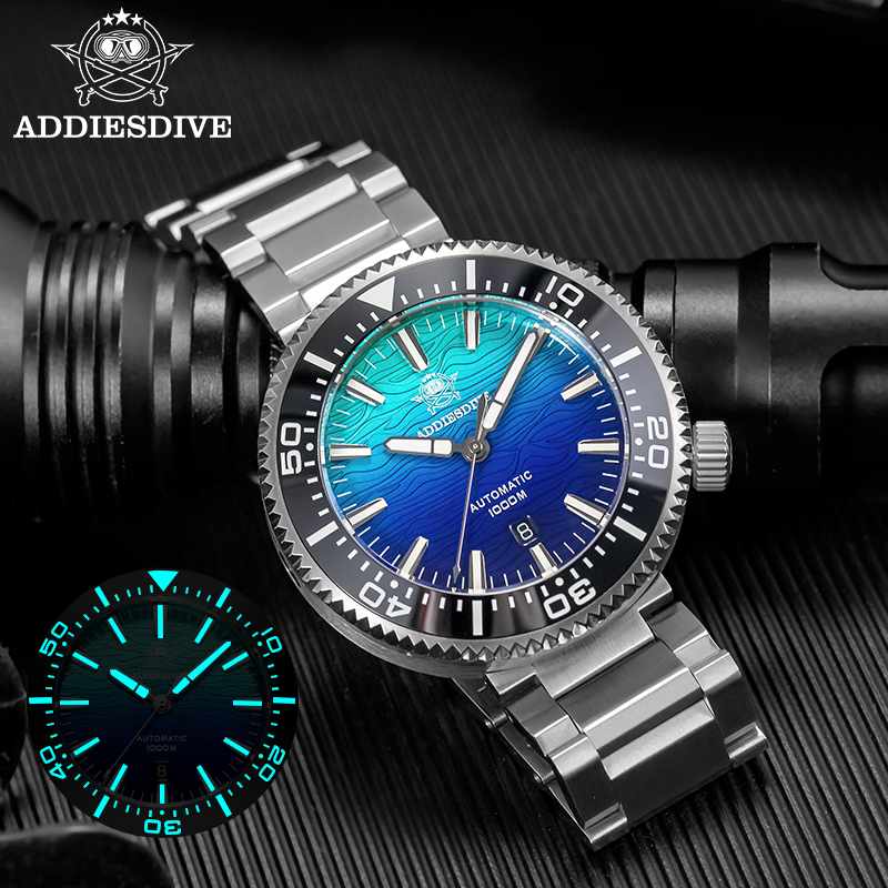 Luxury Watch Makes - ADDIESDIVE AD2526 Relógio Masculino 100bar Diver