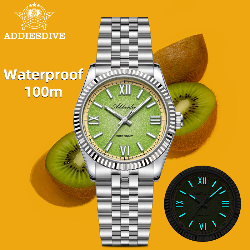 Luxury Watch Hand - Addiesdive masculino vh31 relógio de quartzo