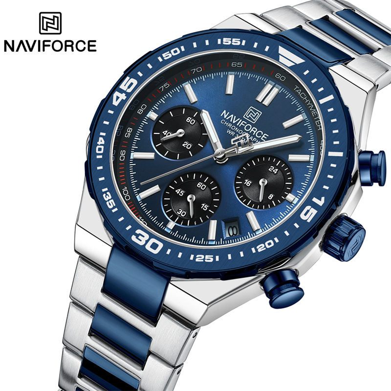 Naviforce moda relógio para ho - Field Watch Military avaliação e preço