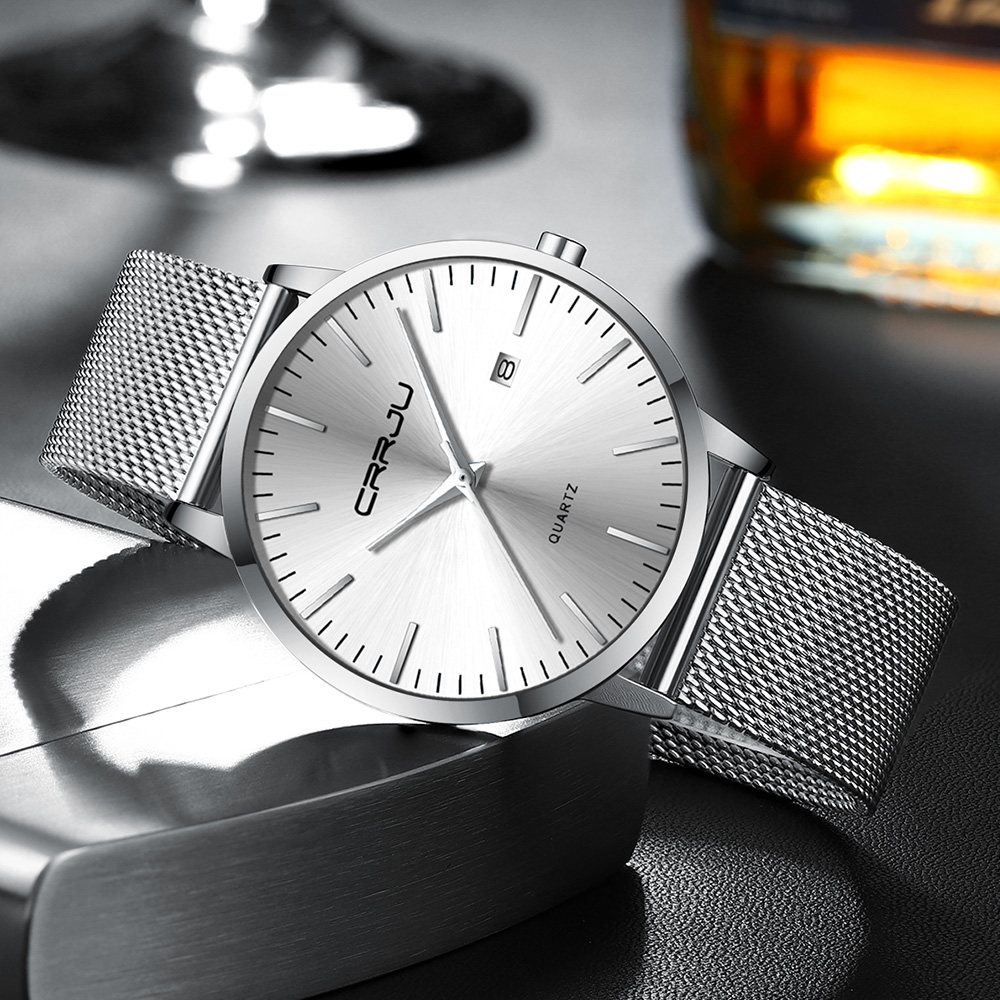 Crrju nova moda masculina reló - Luxury Watch Affordable avaliação e preço