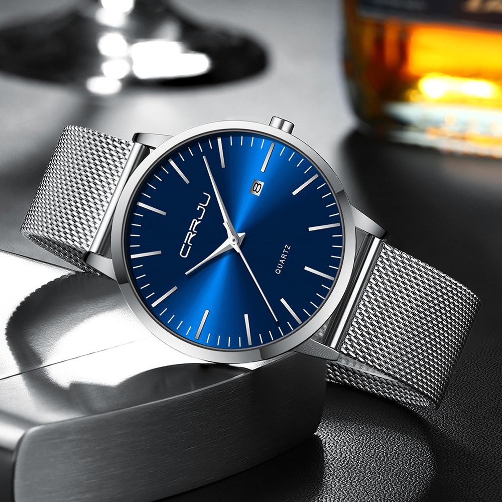 Crrju nova moda masculina reló - Luxury Watch Affordable avaliação e preço