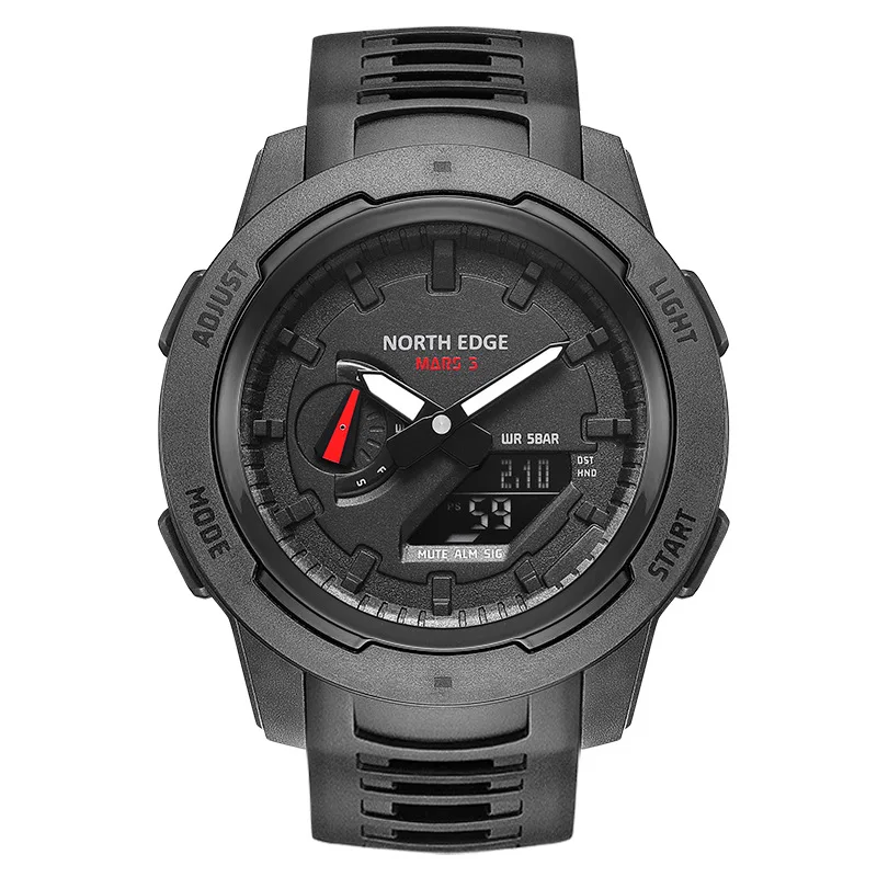 NORTH EDGE Mars 3 Relógio mili - Field Watch Military avaliação e preço