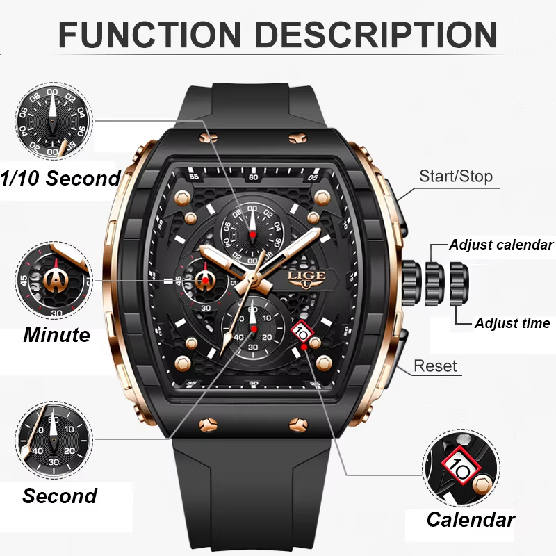 Relógio de Pulso Masculino de  - Luxury Watch Affordable avaliação e preço