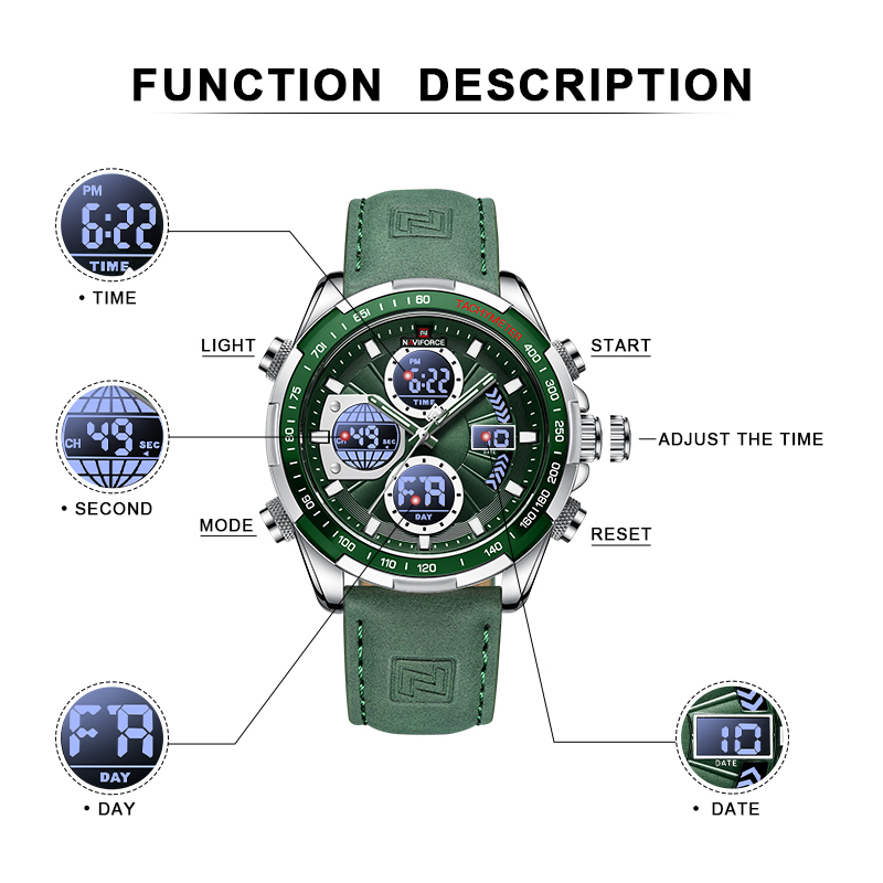 2022 naviforce relógios esport - Field Watch Military avaliação e preço
