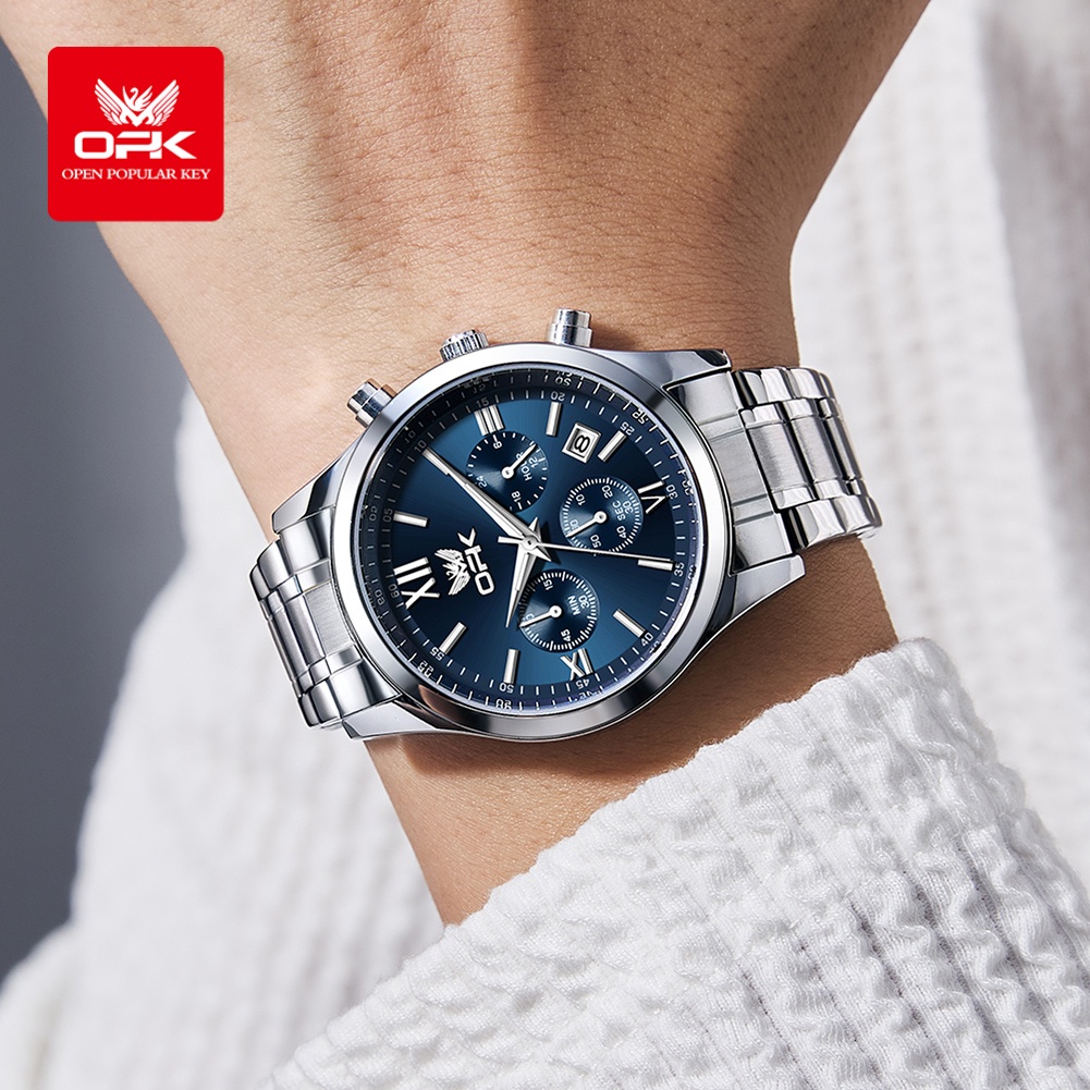 OPK 6052 Relógio Masculino Dat - Luxury Watch Hand avaliação e preço