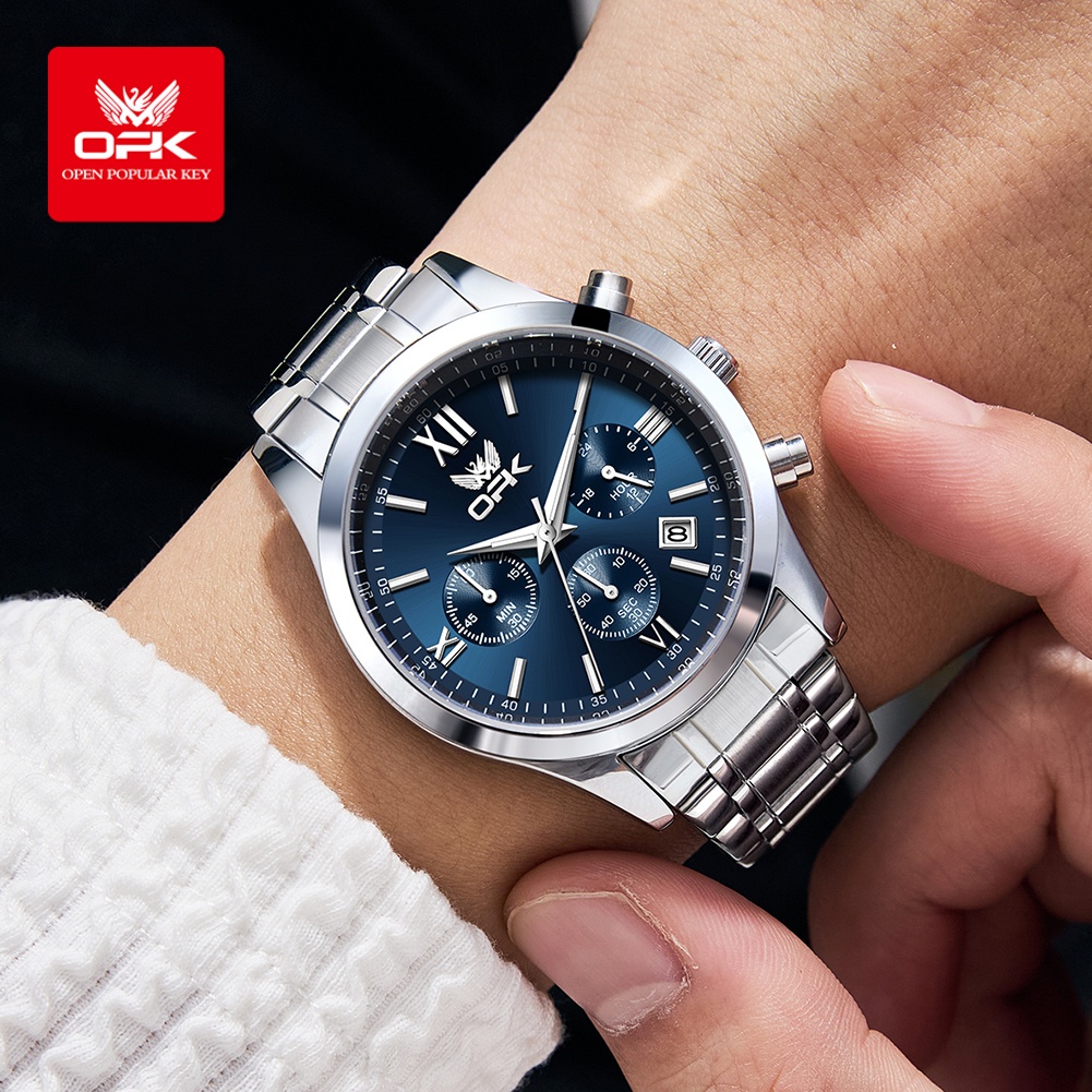 OPK 6052 Relógio Masculino Dat - Luxury Watch Hand avaliação e preço