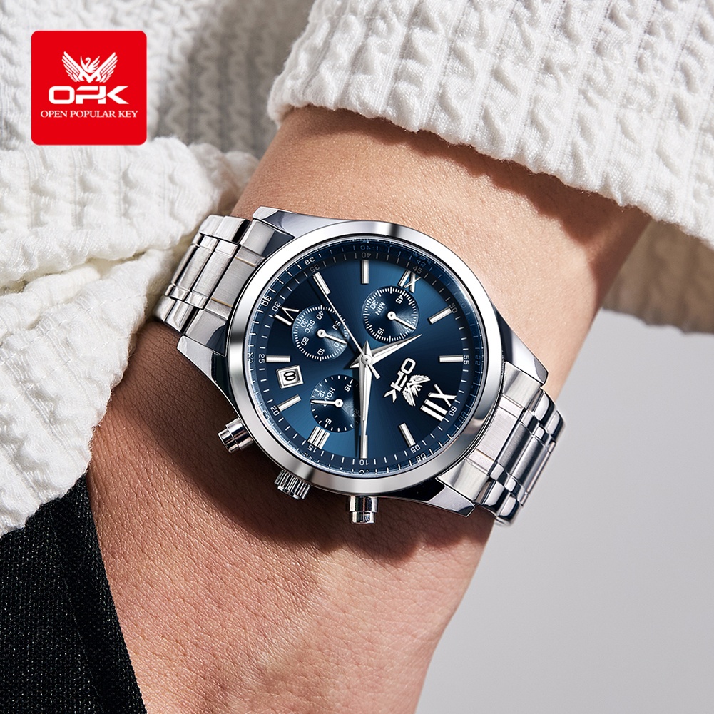 OPK 6052 Relógio Masculino Dat - Luxury Watch Hand avaliação e preço