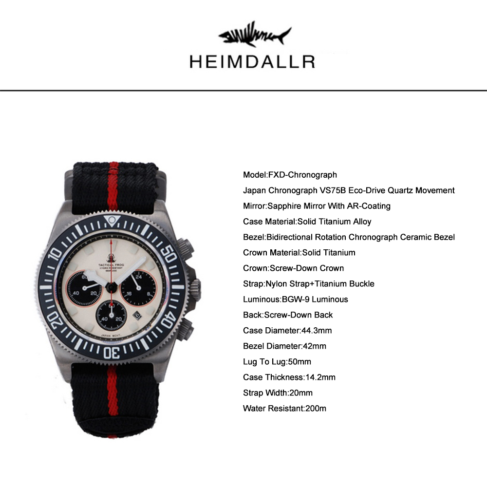 Relógio Cronógrafo Tático Masc - Titanium Sport Watch avaliação e preço