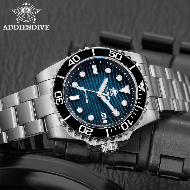 Addiesdive relógio de quartzo  - Luxury Watch Hand avaliação e preço